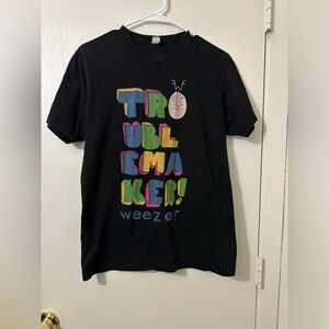 Weezer Troublemaker Concert Tour 2009 Tour Shirt Size Medium